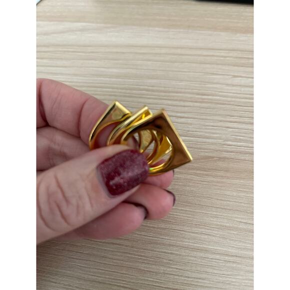 Noir Three Stackable Rings with Colorful Enamel, Size 7 - Picture 3 of 5